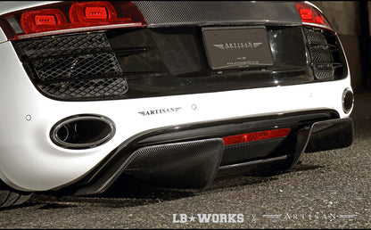 Audi R8 V8 (42) – bodykit widebody LB-WORKS FRP Liberty Walk – zdjęcie 11