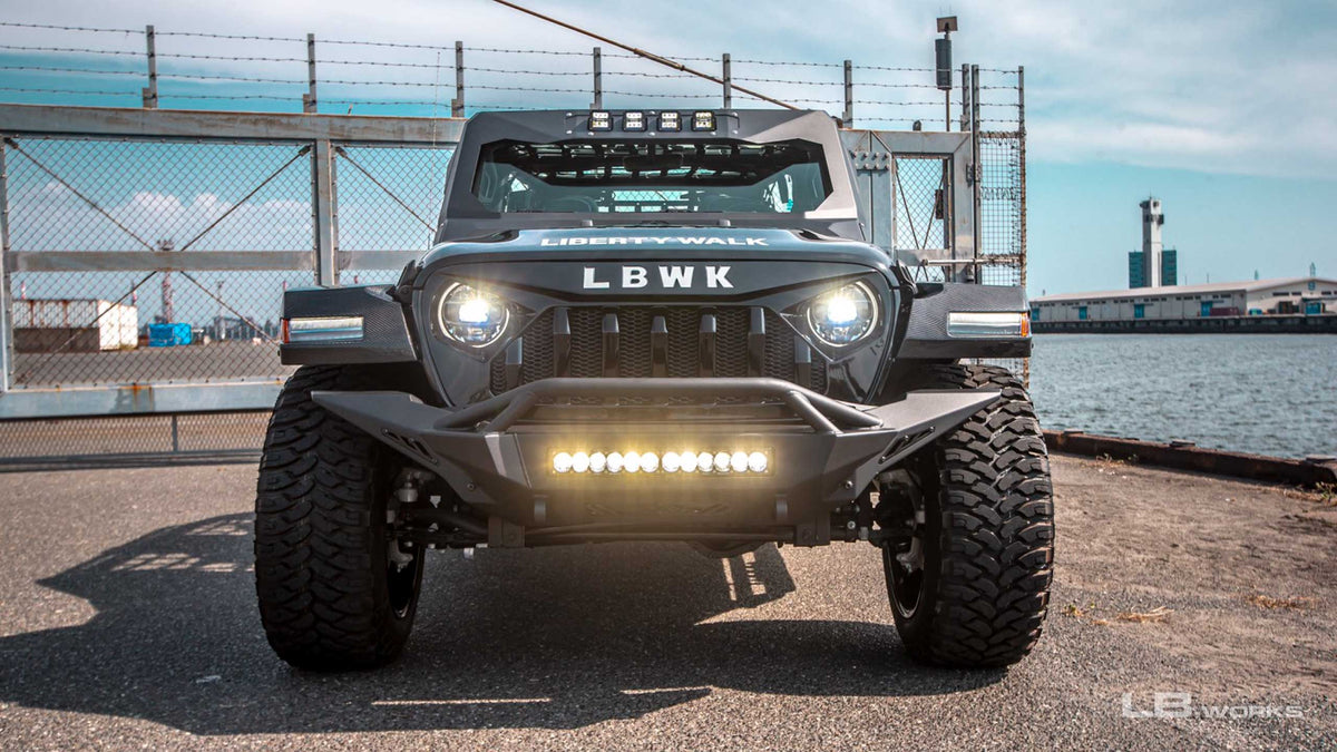Jeep Wrangler JL (od 2019) – bodykit widebody LB x Fairline FRP Liberty Walk – zdjęcie 6