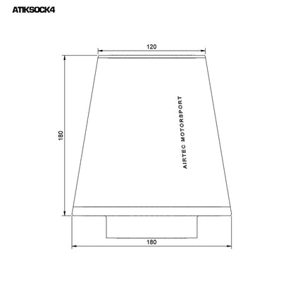 AIRTEC Motorsport Skarpeta na filtr powietrza do Ford, Audi, BMW, VW (9)
