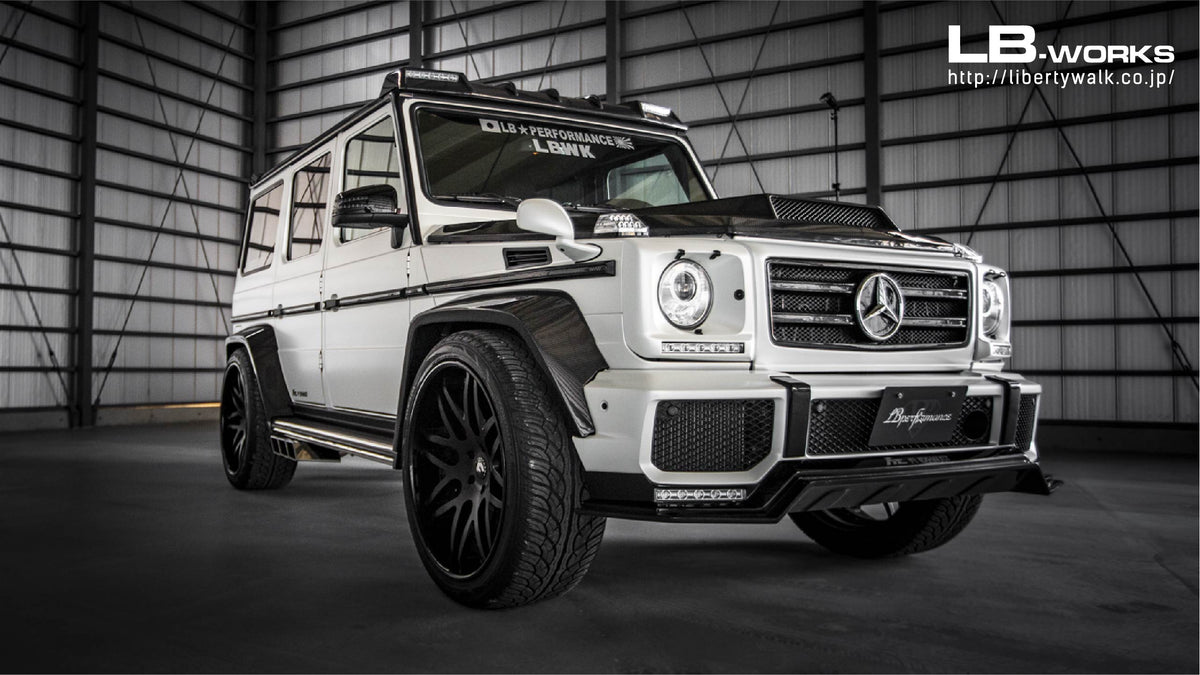 Mercedes-AMG G63 (W463) – bodykit widebody LB-WORKS Premium carbon Liberty Walk – zdjęcie 3