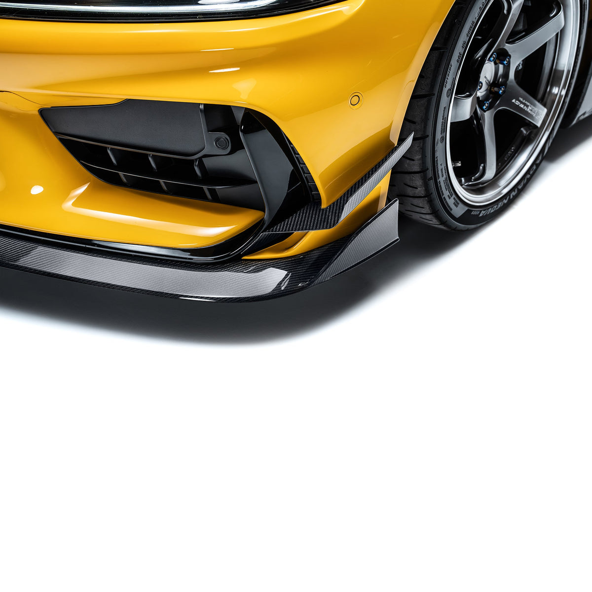 Toyota GR Supra A90 – przedni splitter carbon V2 do zderzaka Facelift ADRO