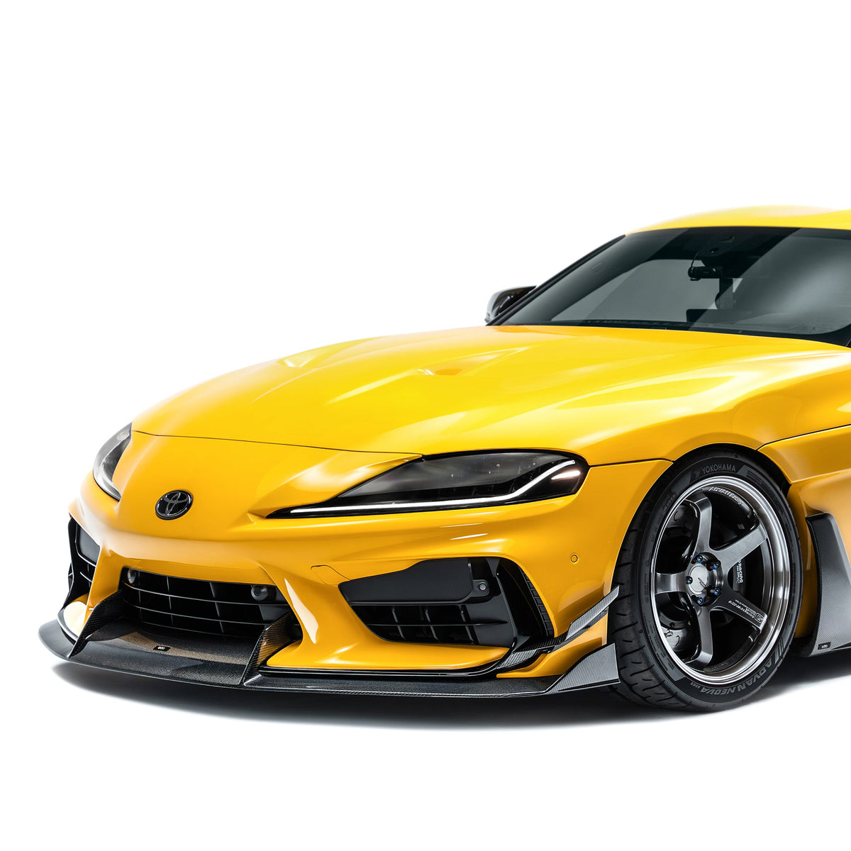 Toyota GR Supra A90 – przedni splitter carbon V2 do zderzaka Facelift ADRO
