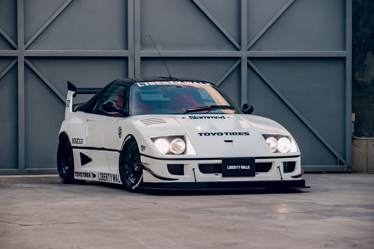 Autozam AZ-1 – bodykit widebody LB-WORKS FRP + dry carbon Liberty Walk – zdjęcie 3