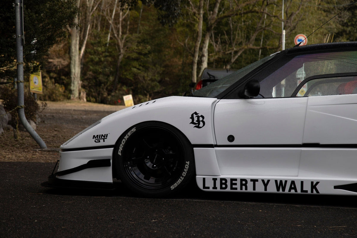 Autozam AZ-1 – bodykit widebody LB-WORKS FRP + dry carbon Liberty Walk – zdjęcie 13