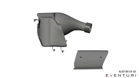 Eventuri Intake System Audi RS4, RS5 B9 - EVE-B9RS5-CF-INT