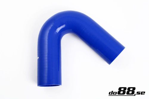 Wąż silikonowy kolanko do88 Niebieski B135G57