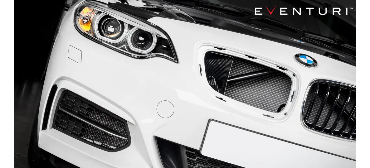 Eventuri B58 – doprowadzenie powietrza z przodu auta (scoop) BMW M140i F20/F21