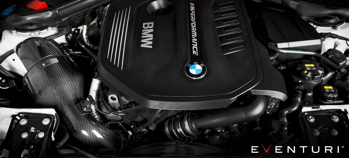 Eventuri B58 Intake – montaż w komorze silnika (BMW B58 F-Series)