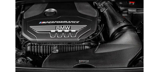 Układ dolotowy Eventuri BMW Seria 1 F40 M135i, Seria 2 F44 M235i, X2 M35i - widok boczny