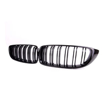 BMW F80 M3, F82/F83 M4 & F32/F33/F36 4 Series Gloss Black Double Slat Front Grilles