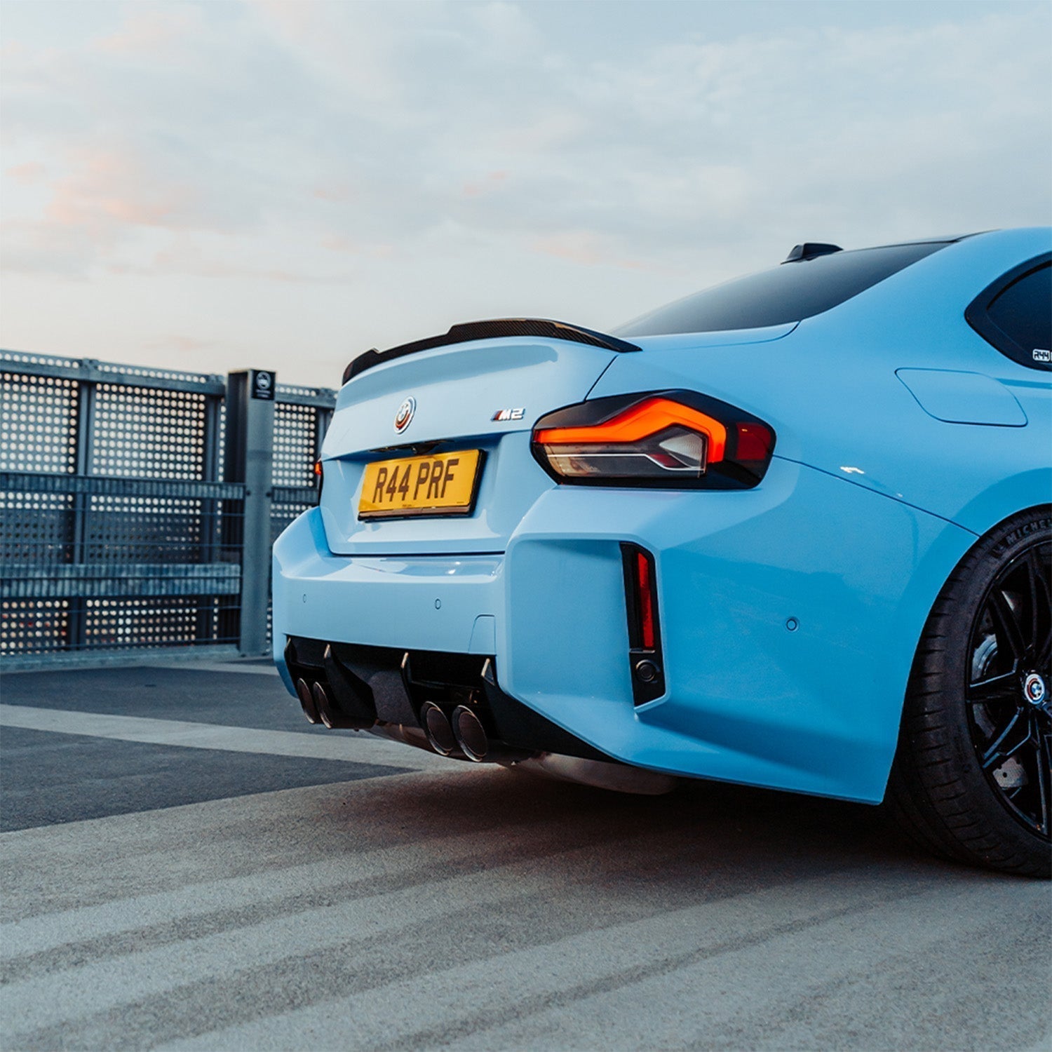 BMW G87 M2 & G42 M240i Pre Preg Carbon Fibre V Style Rear Spoiler