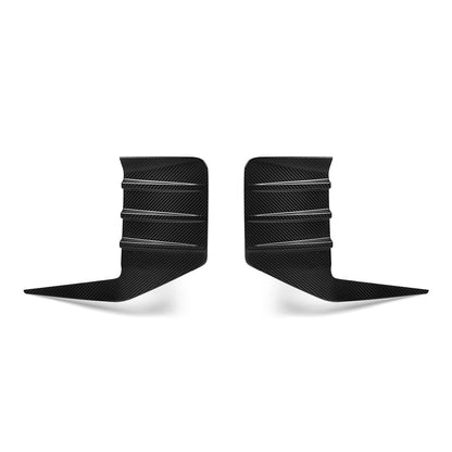 BMW G87 M2 Pre Preg Carbon Fibre Performance Style Rear Rear Bumper Inserts
