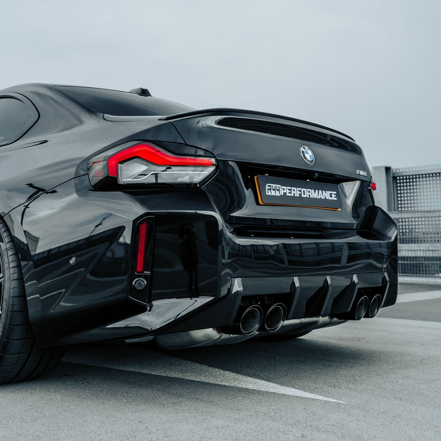 BMW G87 M2 Pre Preg Gloss Carbon Fibre OEM Style Rear Diffuser