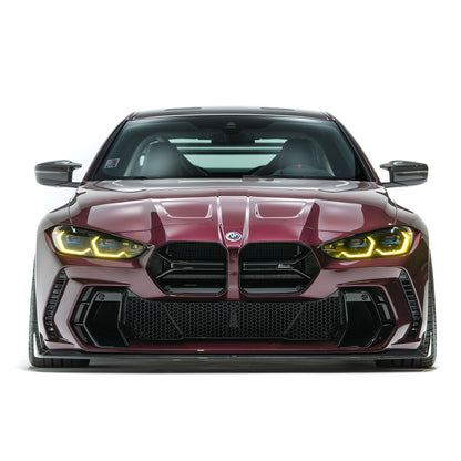 BMW M3 G80/G81, M4 G82/G83 przedni splitter carbon do zderzaka V2 ADRO – zdjęcie 3