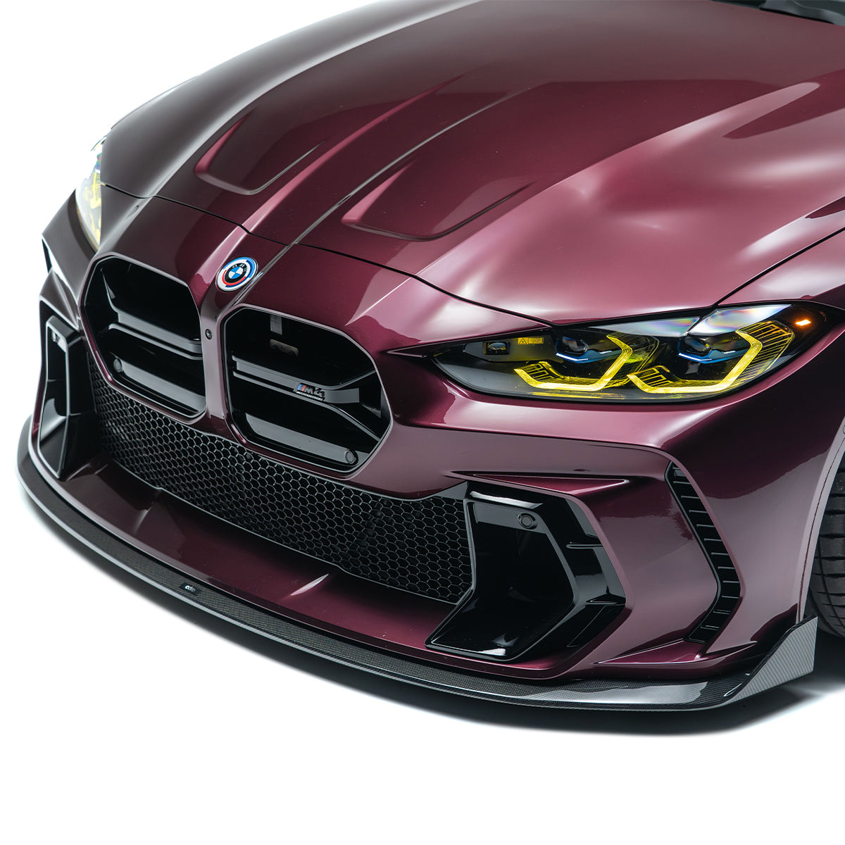 BMW M3 G80/G81, M4 G82/G83 przedni splitter carbon do zderzaka V2 ADRO – zdjęcie 6