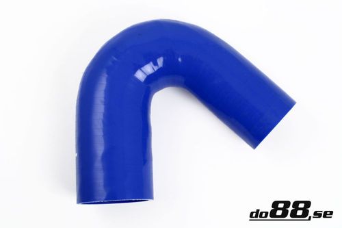 Wąż silikonowy kolanko redukcyjne do88 Niebieski BR135G70-76