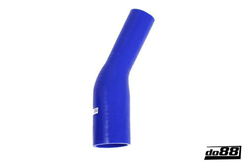 Wąż silikonowy kolanko redukcyjne do88 Niebieski BR25G32-41