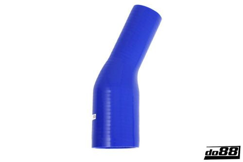 Wąż silikonowy kolanko redukcyjne do88 Niebieski BR25G60-63