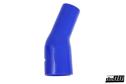 Wąż silikonowy kolanko redukcyjne do88 Niebieski BR25G70-80