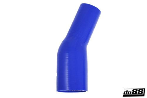 Wąż silikonowy kolanko redukcyjne do88 Niebieski BR25G76-89