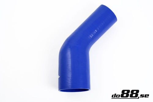 Wąż silikonowy kolanko redukcyjne do88 Niebieski BR45G76-102