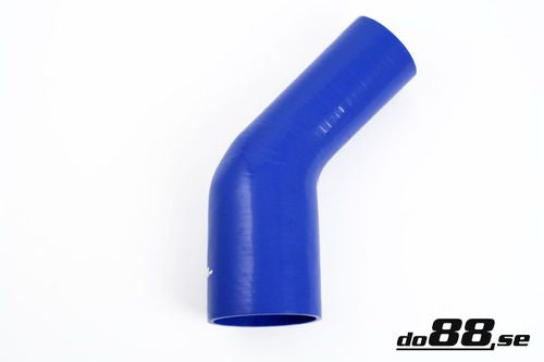 Wąż silikonowy kolanko redukcyjne do88 Niebieski BR45G83-102