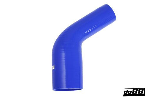 Wąż silikonowy kolanko redukcyjne do88 Niebieski BR60G51-60