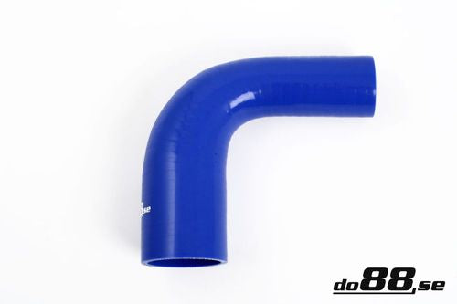 Wąż silikonowy kolanko redukcyjne do88 Niebieski BR90G41-51