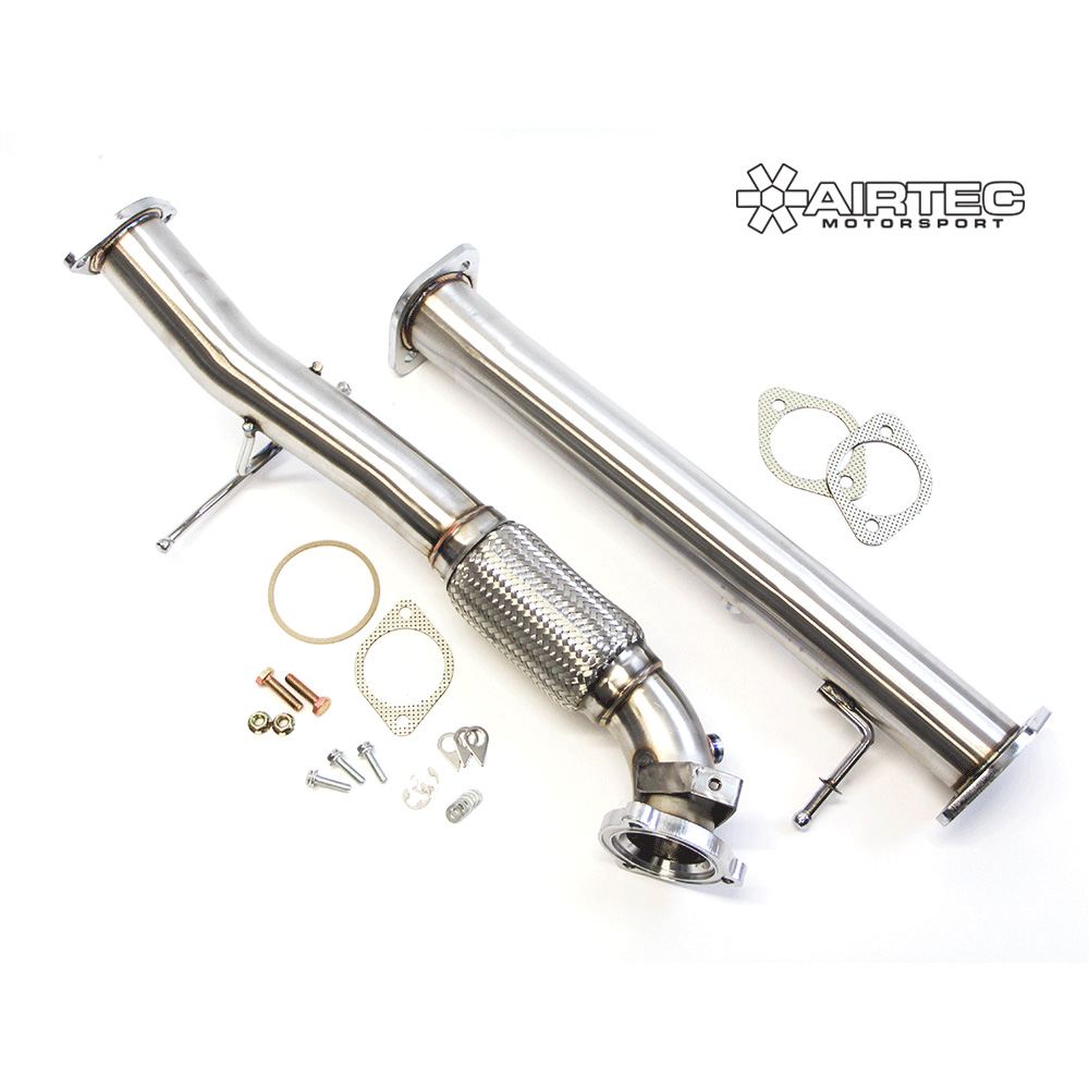AIRTEC Motorsport Zestaw rury zrzutowej i rury bez katalizatora do Ford Focus Mk2 ST / RS