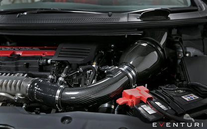 Eventuri Carbon Fiber MAF V2 Pipe with Silicone Hose Kit Honda Civic FK2 Type R - EVE-FK2-CF-MAF