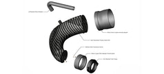 Eventuri Wlot turbo Audi RS3 8V EVE-TRB8V8S-FLG-SRM - Zdjęcie 4