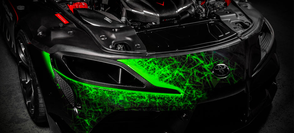 Eventuri Kanał powietrza / duct Toyota Supra MK5 A90 EVE-A90-CF-HDP - Zdjęcie 4