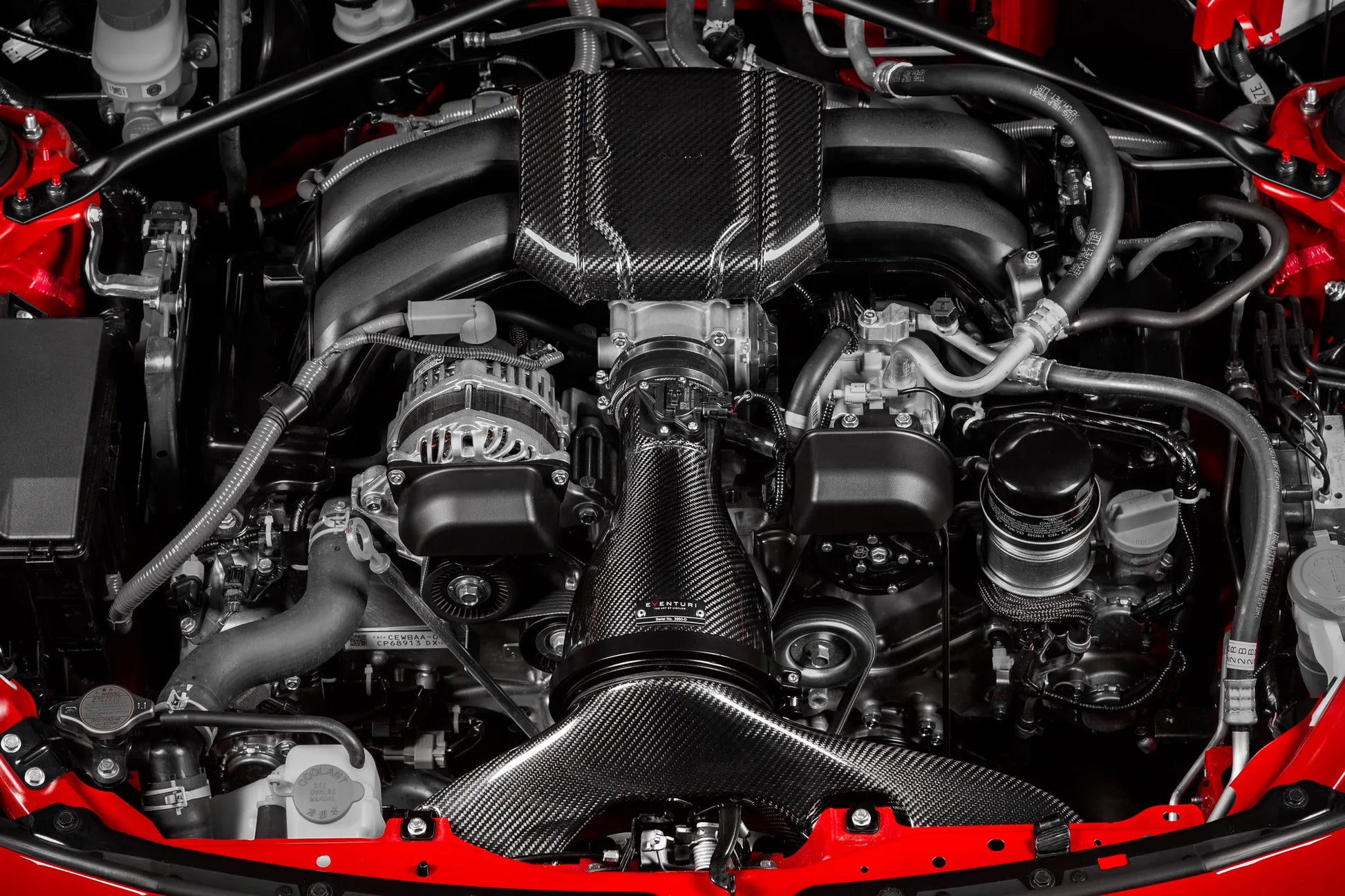 Eventuri Osłona silnika Toyota GR86 – EVE-GR86-CF-ENG - zdjęcie 5