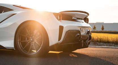 NOVITEC Wydech, bez przepustnic, z pełną osłoną termiczną – Ferrari 488 – zdjęcie 2