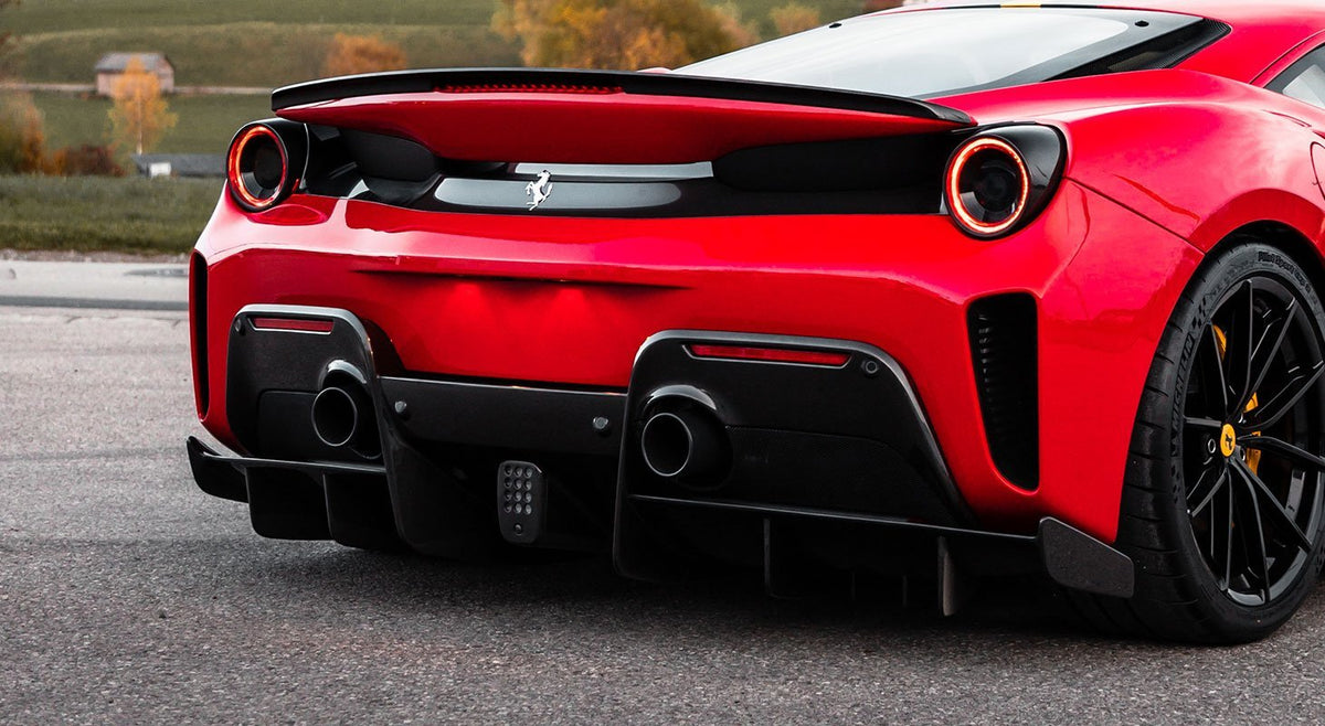 NOVITEC Wydech, z przepustnicami, z pełną osłoną termiczną – Ferrari 488 – zdjęcie 2
