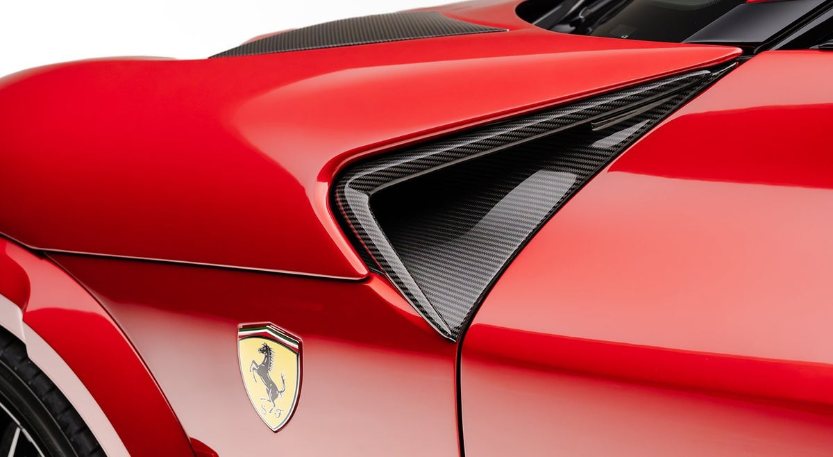 NOVITEC Wkłady przednich błotników carbon – Ferrari Purosangue – zdjęcie 2
