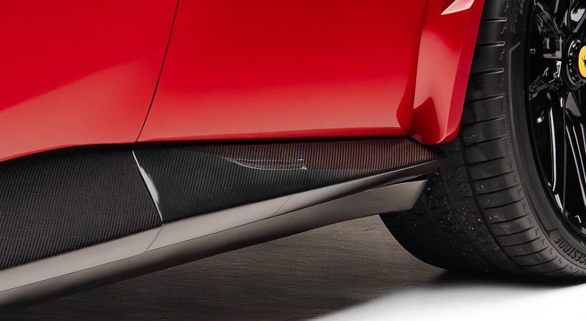 NOVITEC Tylne wkłady progów bocznych ESTESO carbon – Ferrari Purosangue – zdjęcie 2