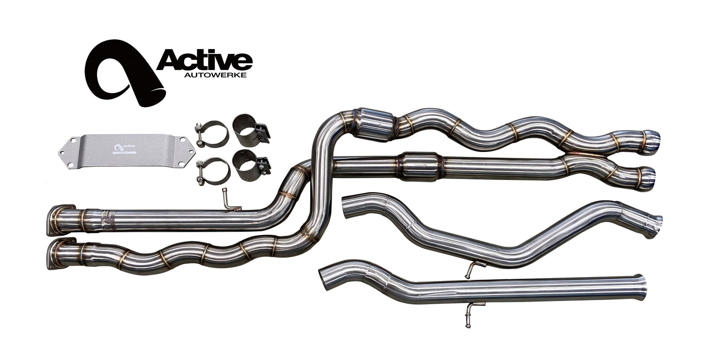 Rura środkowa Active Autowerke BMW F80 M3 (Gen 2 Equal Length US Patent)