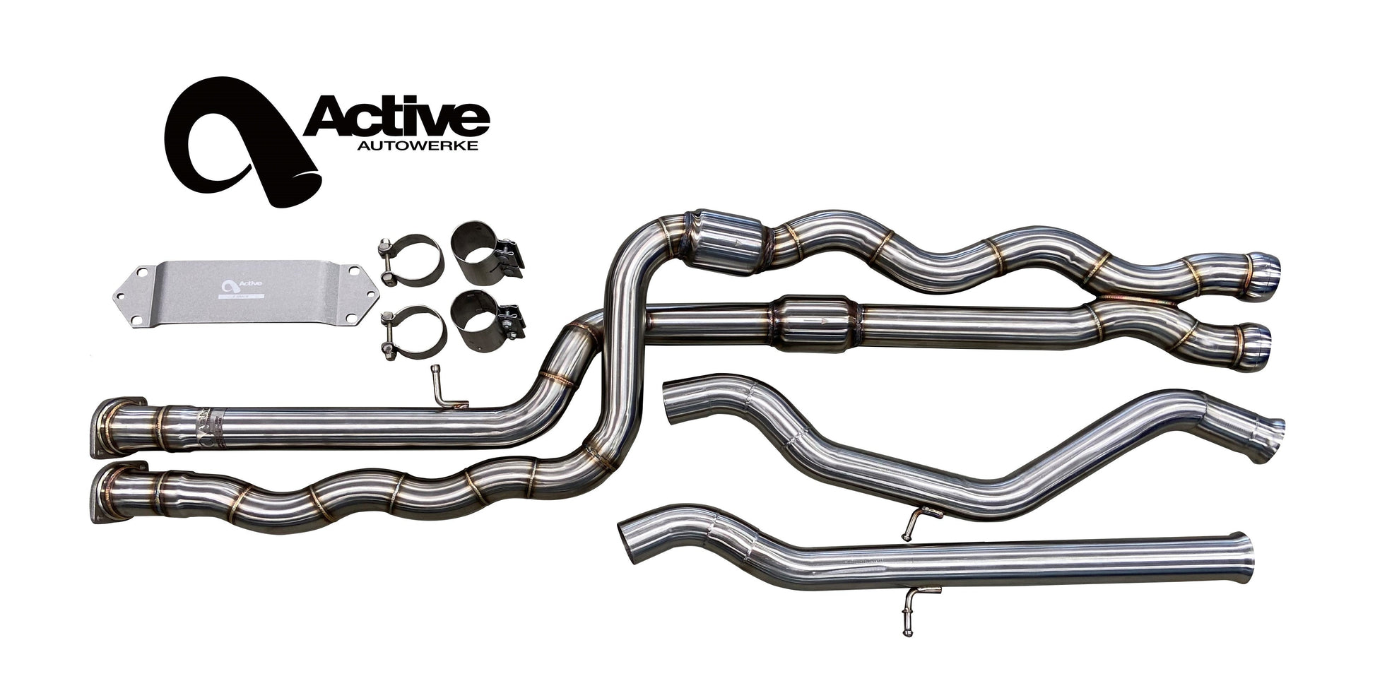 Rura środkowa Active Autowerke BMW F80 M3 (Gen 2 Equal Length US Patent)