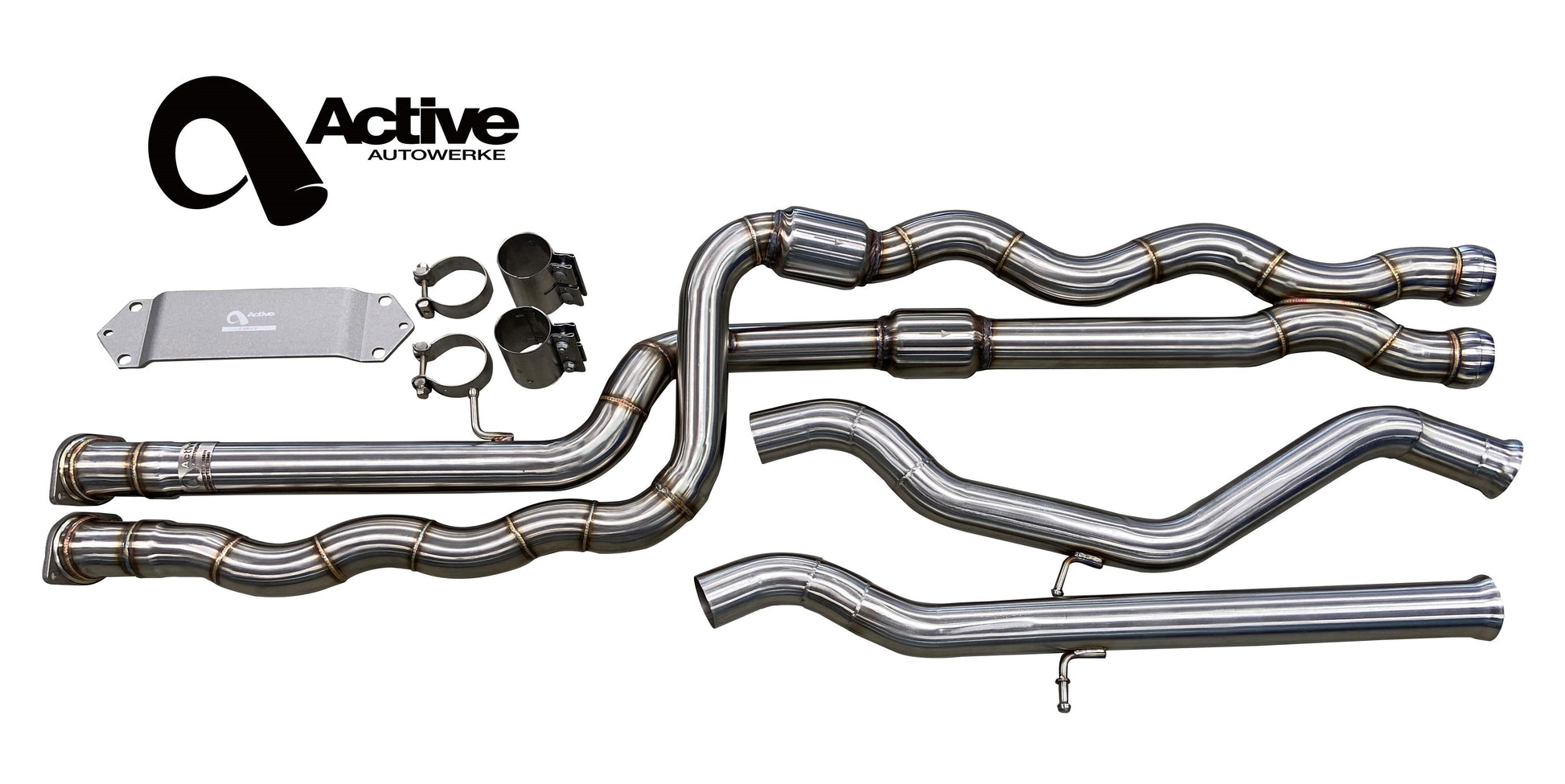 Rura środkowa Active Autowerke BMW F80 M3 (Gen 2 Equal Length US Patent)