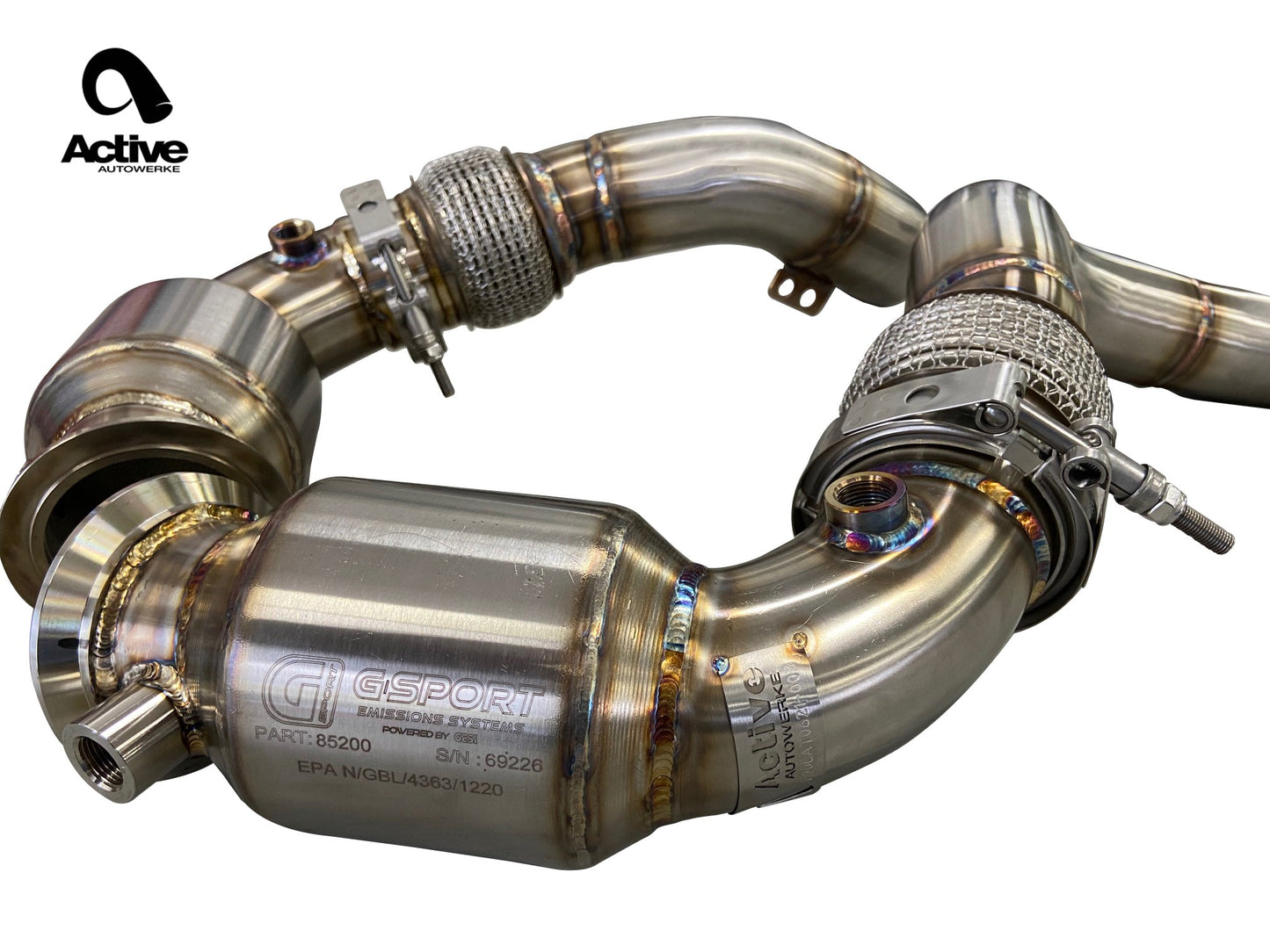 Downpipe Active Autowerke BMW F90 M5 (Aflow Catted)