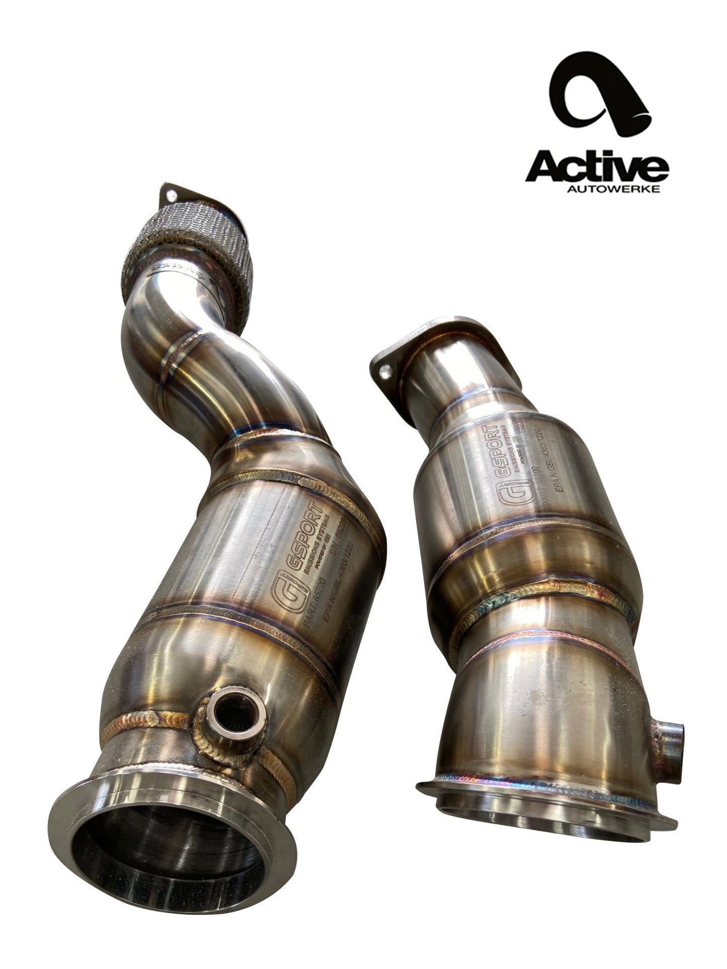 Downpipe Active Autowerke BMW G80 M3 (Aflow CATs)