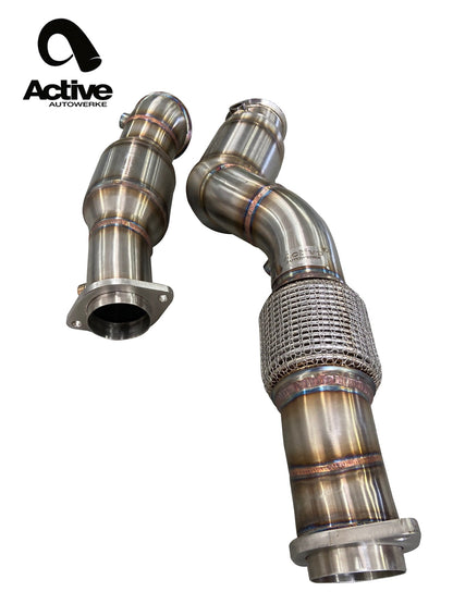 Downpipe Active Autowerke BMW G80 M3 (Aflow CATs)