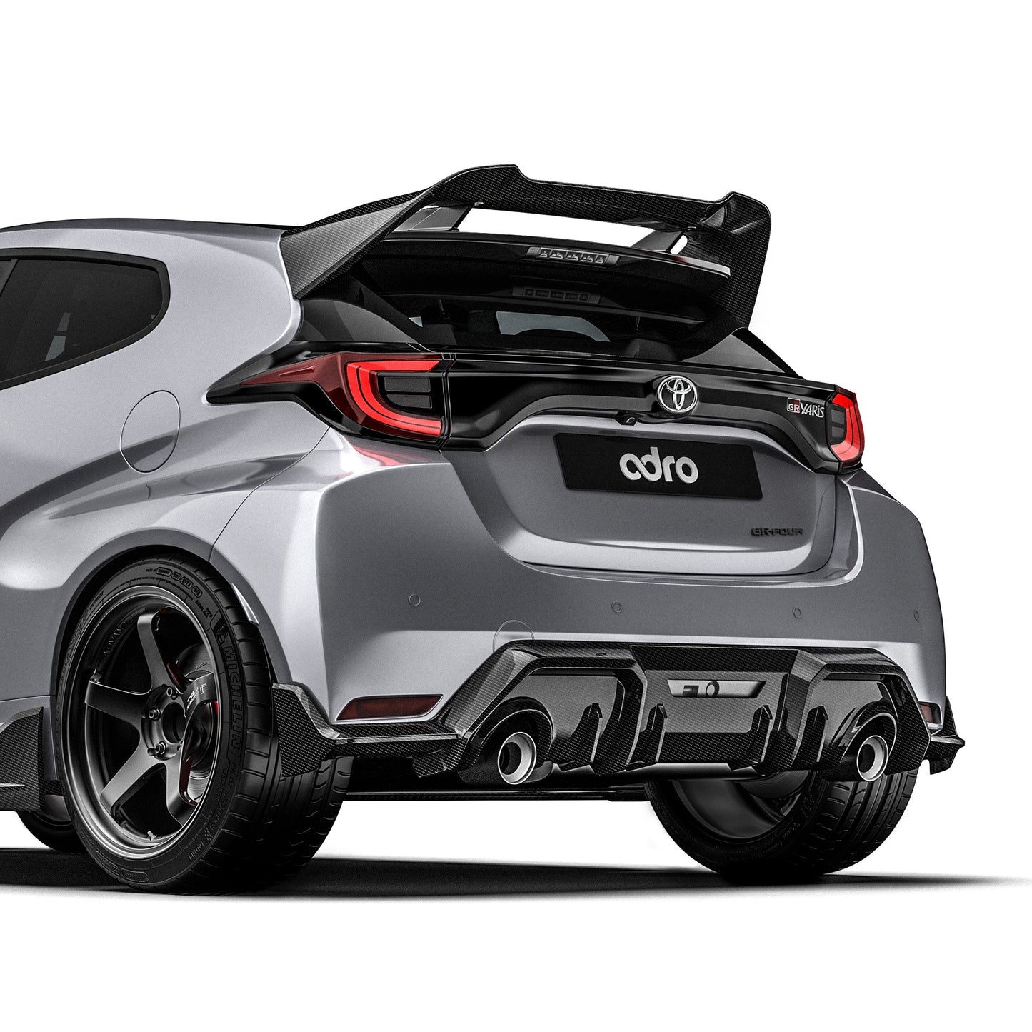 Toyota GR Yaris (Gen 1 i 2) – tylny spoiler carbon ADRO