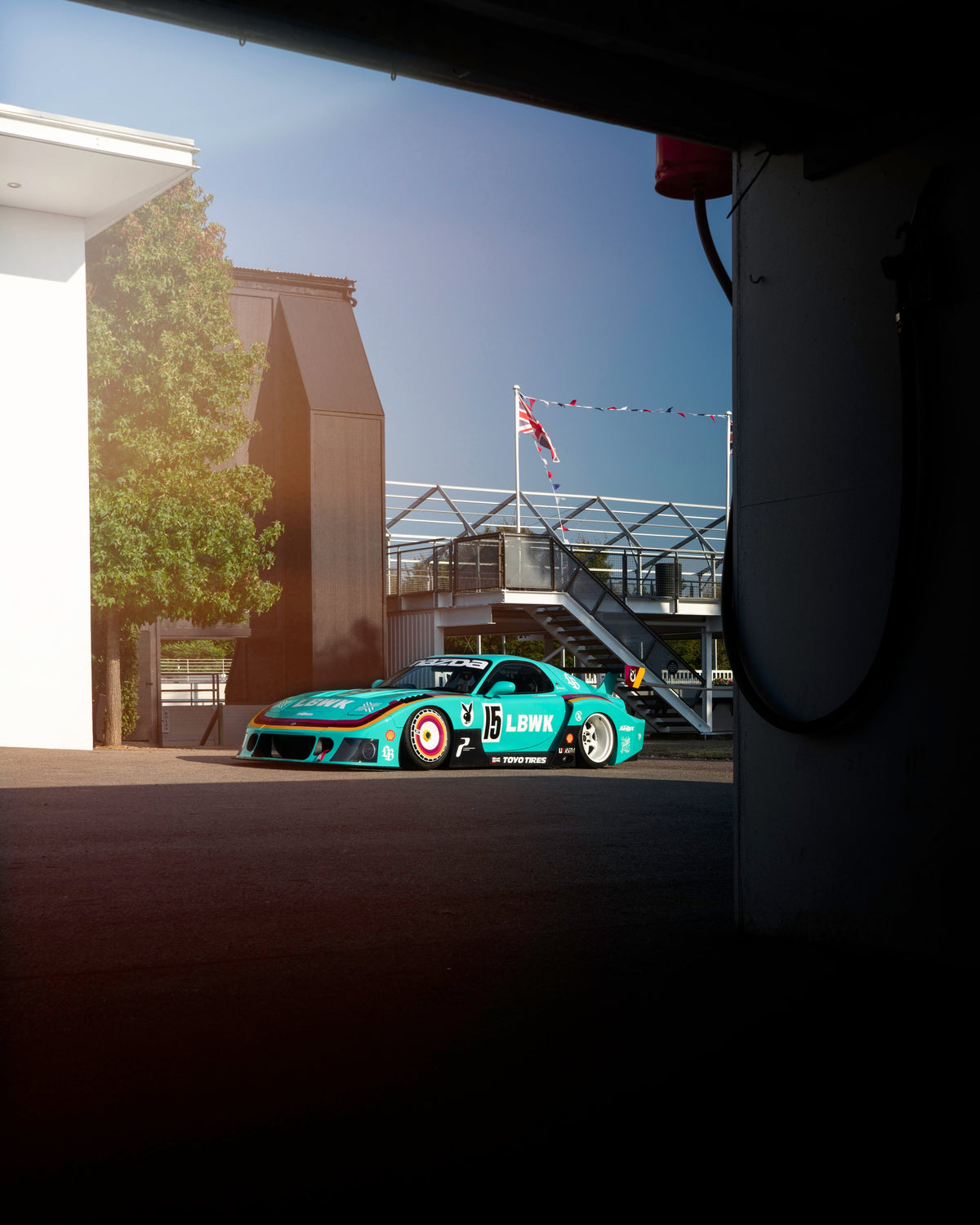 Mazda RX-7 FD – bodykit widebody LB-Super Silhouette FRP Liberty Walk – zdjęcie 15