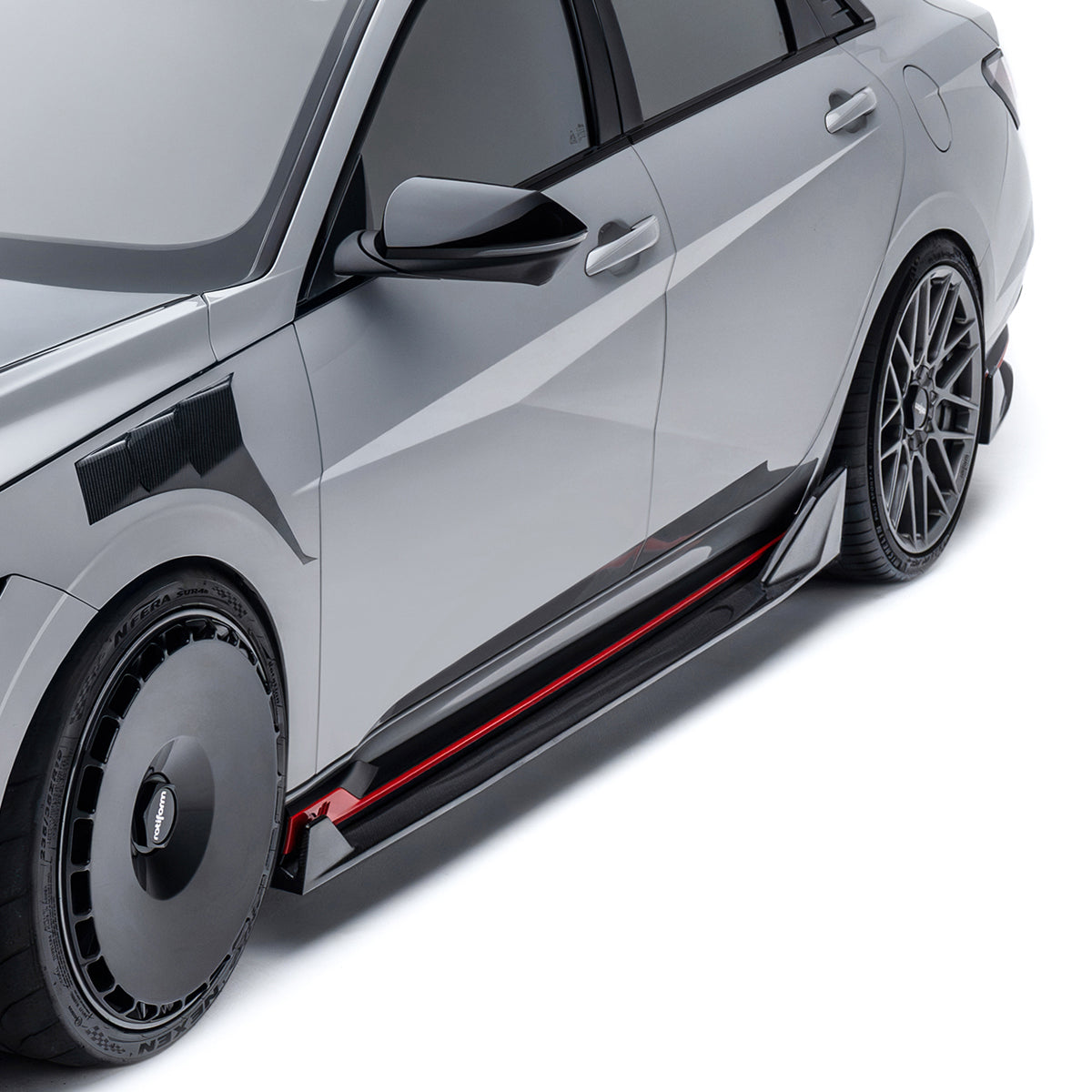 Hyundai Elantra N CN7 i Facelift PE – progi boczne carbon Final Edition ADRO