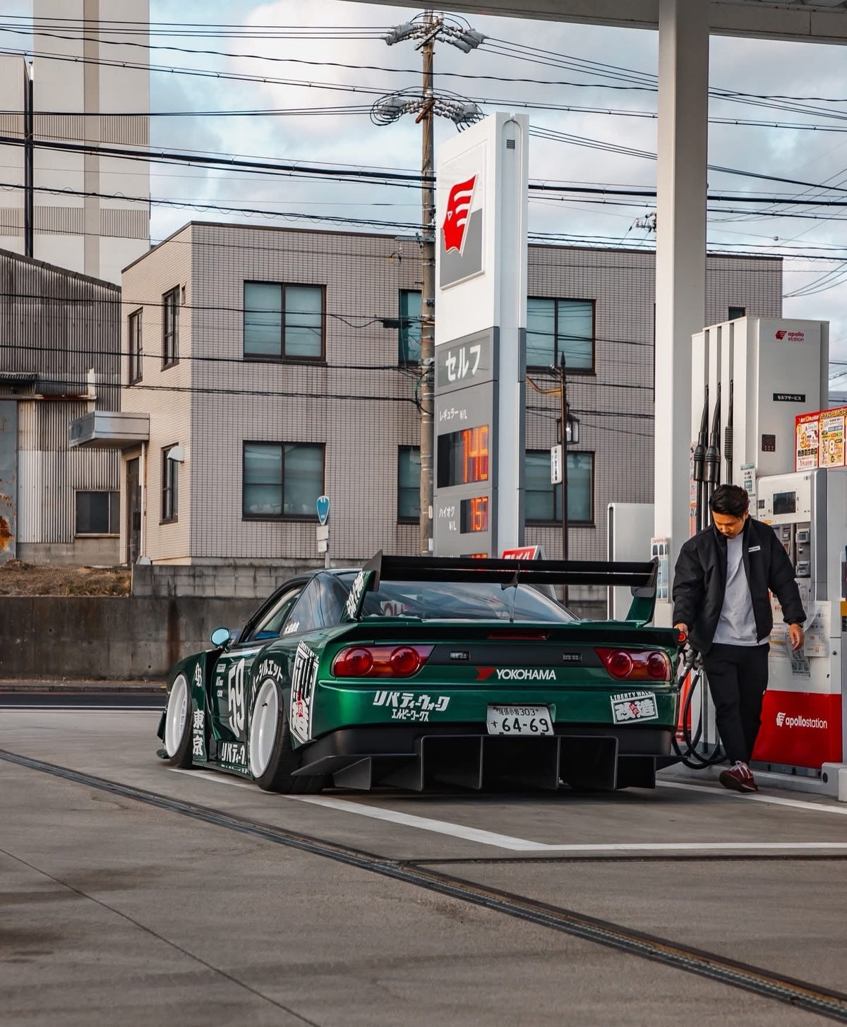 Nissan 180SX – bodykit widebody LB-Super Silhouette FRP Liberty Walk – zdjęcie 2