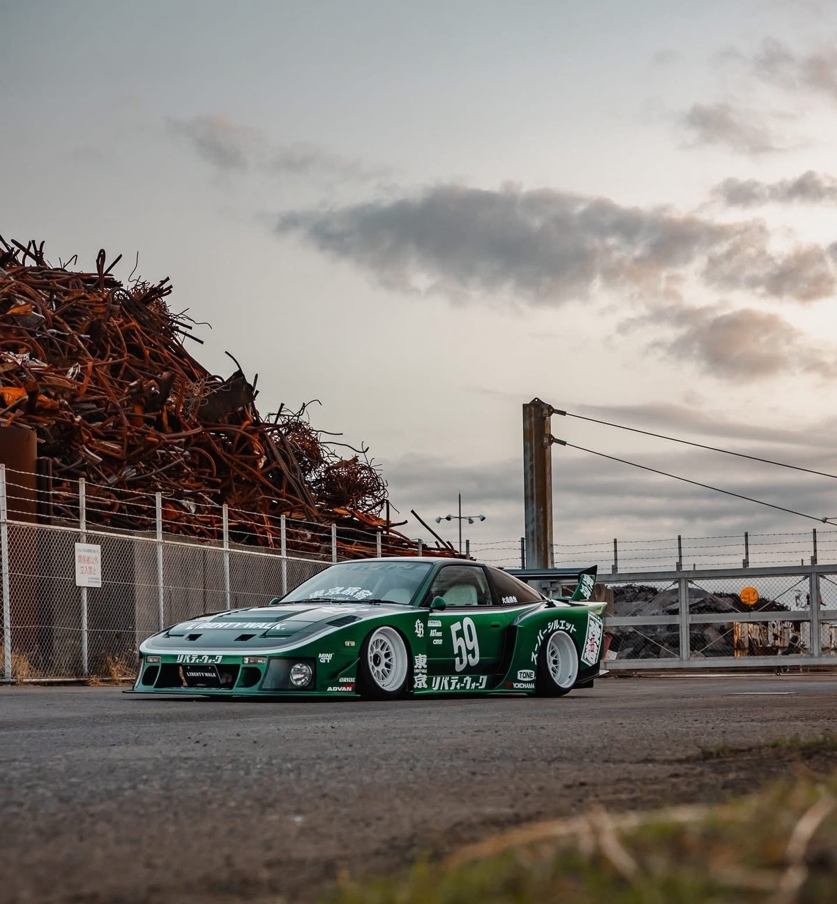 Nissan 180SX – bodykit widebody LB-Super Silhouette FRP Liberty Walk – zdjęcie 11