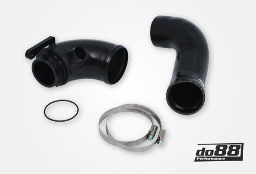 Wąż dolotowy turbosprężarki do88 Seat Leon Cupra Czarny IR-130S-48-OEM