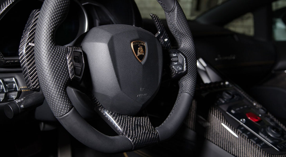 NOVITEC Nakładka kierownicy carbon – Lamborghini Aventador / Roadster – zdjęcie 2